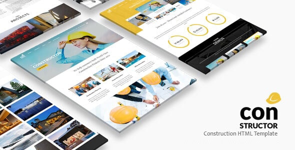 Constructor | Construction HTML Template - Corporate Site Templates