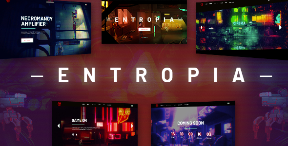 Entropia - Gaming and eSports WordPress Theme - Creative WordPress
