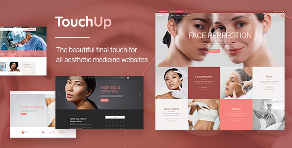 TouchUp - Cosmetic and Plastic Surgery WordPress Theme - Health & Beauty Retail