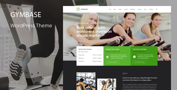 GymBase - Gym Fitness WordPress Theme - Health & Beauty Retail