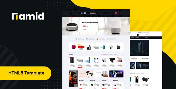 Namid - Electronics Store HTML Template - Shopping Retail