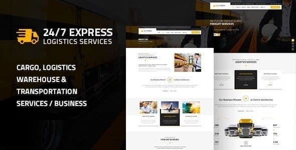 Express Logistics | Cargo WordPress Theme - Business Corporate