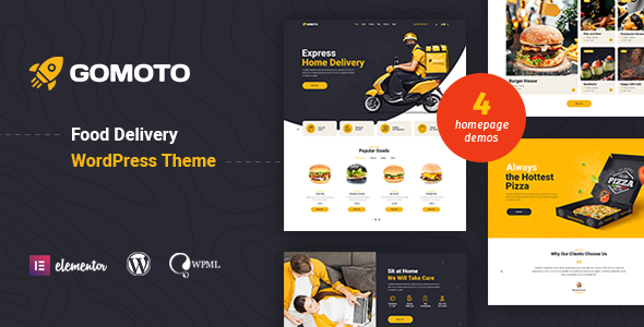 Gomoto - Food Delivery & Medical Supplies WordPress Theme - Food Retail