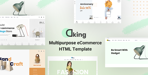 Dking - Multipurpose eCommerce HTML Template - Shopping Retail