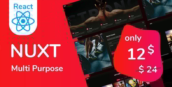 Nuxt | React Multi-Purpose Template - Portfolio Creative