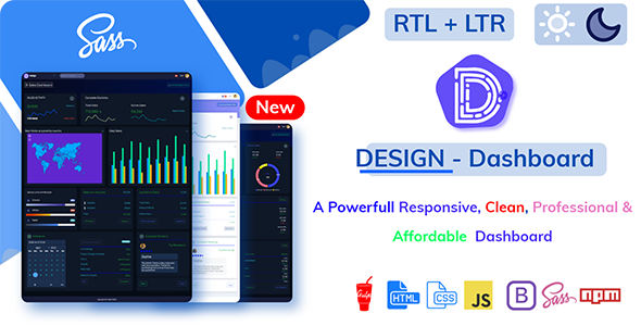 DesignLite - Bootstrap Responsive Admin Dashboard Landing Template - Site Templates