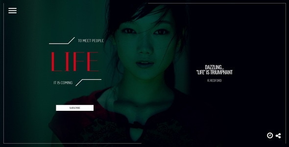 Life || Responsive Under Construction Template - Under Construction Specialty Pages