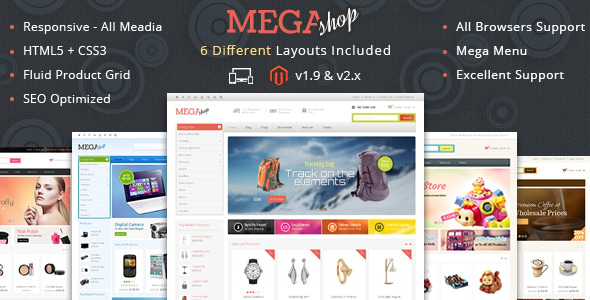 Mega Shop - Magento Responsive Template - Shopping Magento