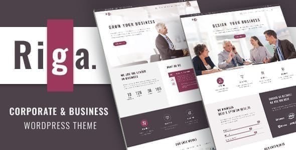 Riga | Business WordPress Theme - Business Corporate