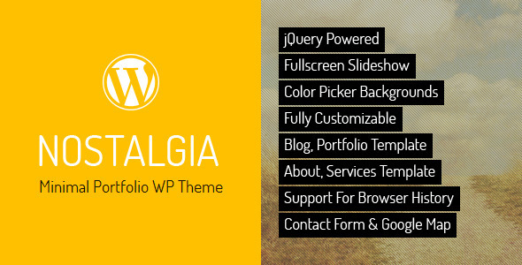 Nostalgia - Portfolio WordPress Theme - Portfolio Creative