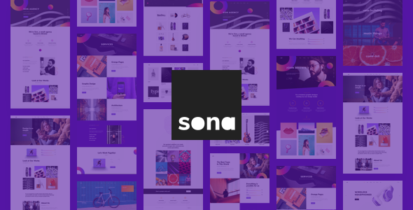 Sona - Digital Marketing Agency WordPress Theme - Portfolio Creative