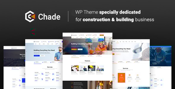 Chade - Construction WordPress Theme - Business Corporate