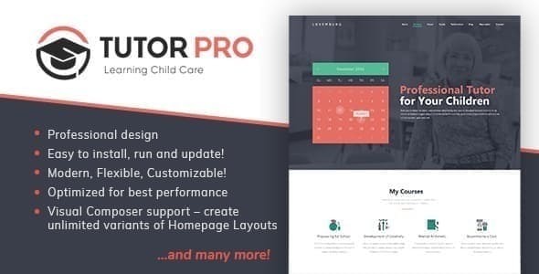 Tutor Pro | Education WordPress Theme - Education WordPress