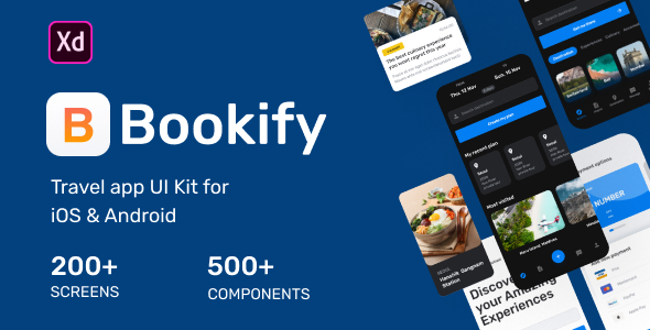 Bookify UI Kit - Travel Retail