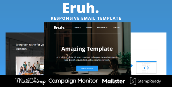 Eruh - Responsive Email Template - Newsletters Email Templates
