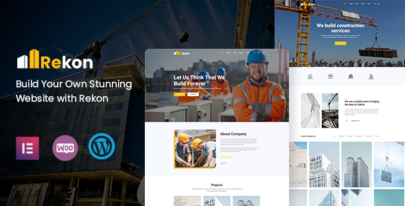 Rekon - Construction WordPress Theme - Business Corporate