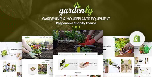 Gardenly - Gardening & Houseplants Equipment Responsive Shopify Theme - Shopify eCommerce