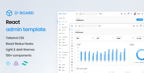 D-board - React Admin Template - Admin Templates Site Templates