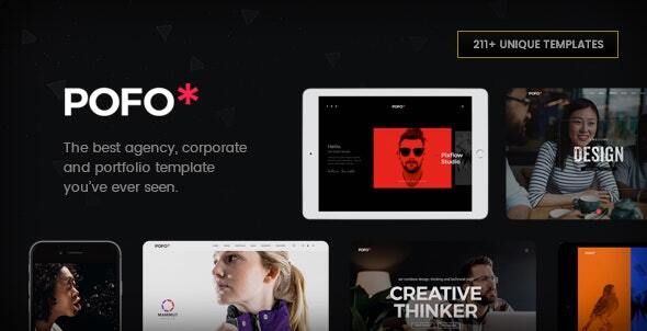Pofo - Creative Agency, Corporate and Portfolio Multi-purpose Template - Portfolio Creative
