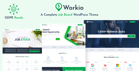 Workio – Job Board WordPress Theme - Directory & Listings Corporate