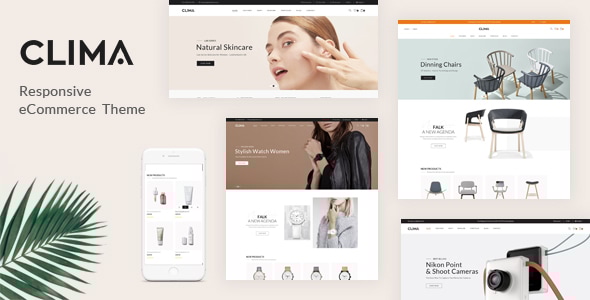 Clima - Responsive OpenCart Theme (Included Color Swatches) - Shopping OpenCart