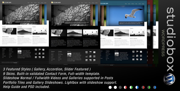 Studio Box | WordPress Theme - Portfolio Creative