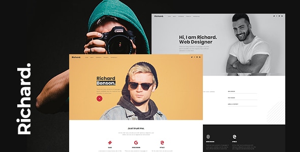 Richard - Onepage Personal WordPress Theme - Personal Blog / Magazine
