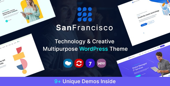 San Francisco - IT Technology and Creative WordPress Theme - Corporate WordPress