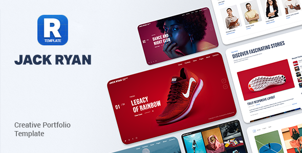 Jack Ryan - Creative Portfolio Template - Creative Site Templates