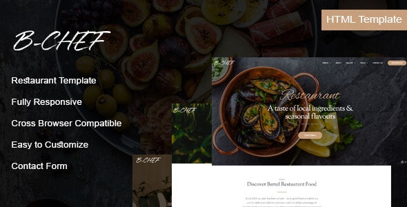 B-Chef - Restaurant HTML Template - Food Retail
