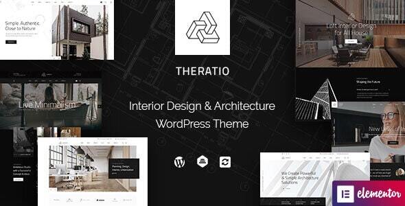 Theratio - Architecture & Interior Design Elementor WordPress Theme - Business Corporate