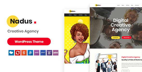 Nadus - Creative WordPress Theme - Portfolio Creative