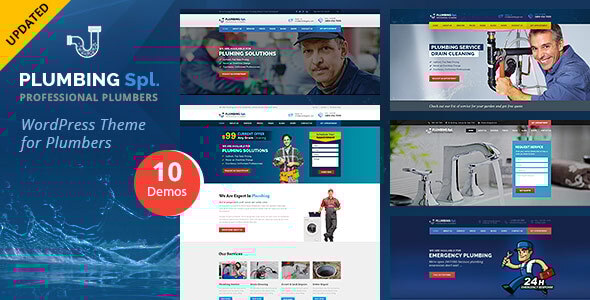 Plumbing Spl - Plumber WordPress Theme - Business Corporate