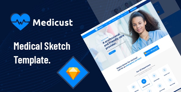 Medicust - Health and Medical Sketch Template - Health & Beauty Retail