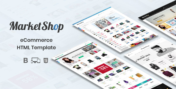MarketShop - eCommerce HTML Template - Shopping Retail