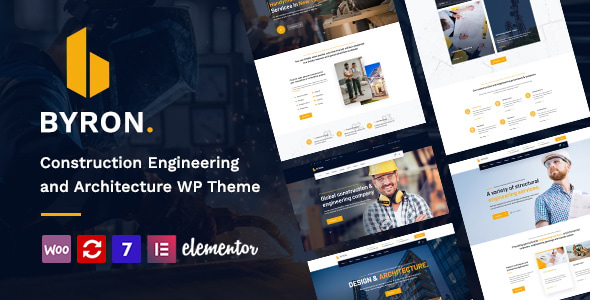 Byron | Construction and Engineering WordPress Theme - Corporate WordPress