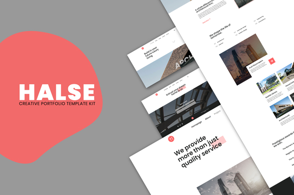 Halse - Architecture & Interior Design Elementor Template Kit - Real Estate & Construction Elementor