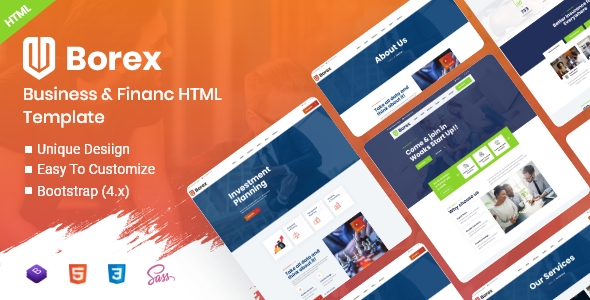 Borex - HTML5 Template for Multipurpose Business - Business Corporate