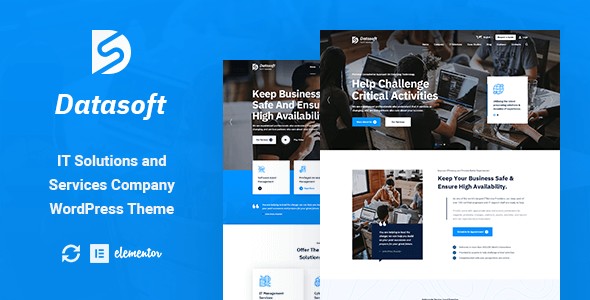 Datasoft - IT Solutions & Services WordPress Theme - Business Corporate