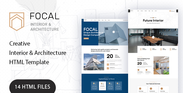 Focal - Architecture HTML Template - Site Templates