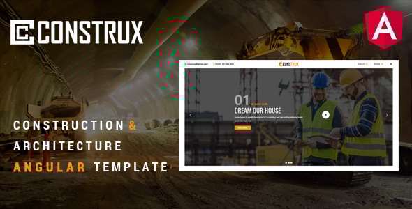 Construx - Construction & Building Angular Template - Site Templates