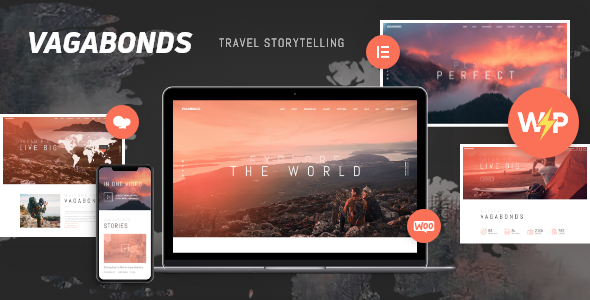 Vagabonds | Personal Travel & Lifestyle Blog WordPress Theme - Travel Retail