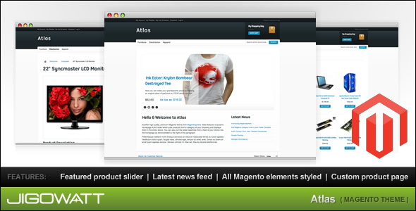 Atlas Magento Theme - Shopping Magento