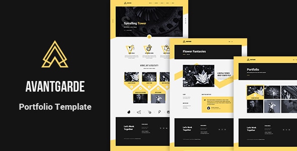 Avantgarde Portfolio HTML Template - Portfolio Creative