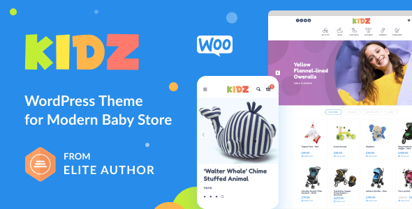 KIDZ - Kids Store and Baby Shop Theme - WooCommerce eCommerce