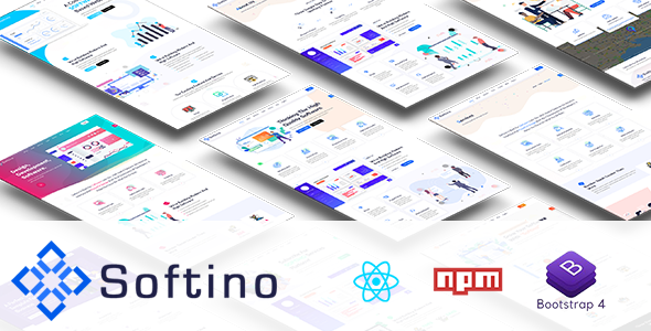 Softino - Software React Template - Technology Site Templates