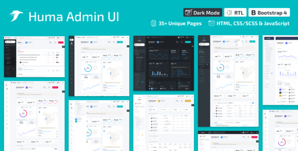 Huma Admin Dashboard PRO - Bootstrap 4 Admin Template - Admin Templates Site Templates
