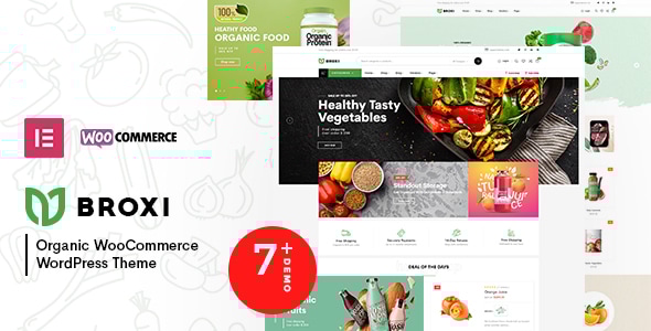 Broxi – Organic & Food WooCommerce WordPress Theme - WooCommerce eCommerce