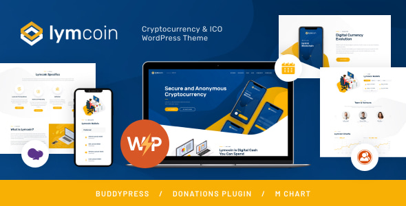 Lymcoin | ICO Cryptocurrency Bitcoin WordPress Theme - Technology WordPress