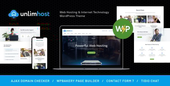 UnlimHost - Web Hosting & Cloud Service WordPress Theme - Hosting Technology